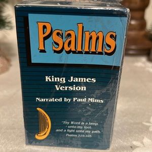 Psalms King James Version Paul Mims on 4 cassette tapes NEW
